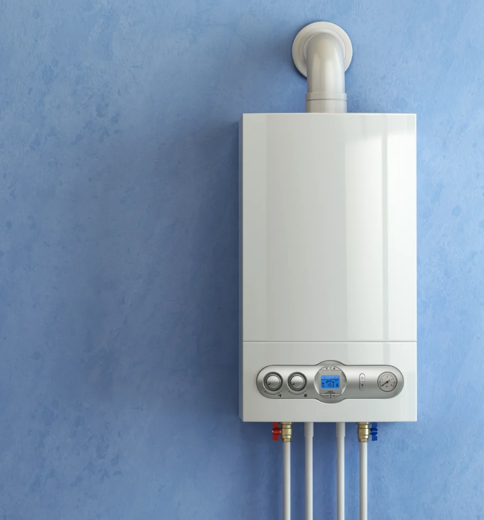 gas boiler on blue background gas boiler home hea 2023 11 27 05 01 35 utc copy